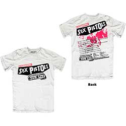 The Sex Pistols Unisex T-Shirt: Filthy Lucre Japan (Back Print)