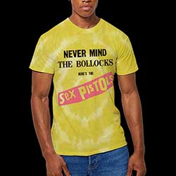 The Sex Pistols Unisex T-Shirt: Never Mind the B…locks Original Album (Dip-Dye)