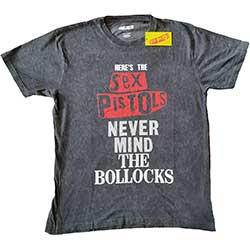 The Sex Pistols Unisex T-Shirt: NMTB Distressed (Wash Collection)