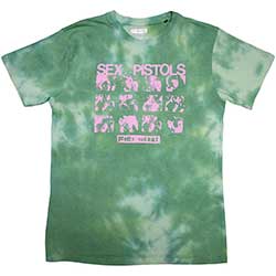 The Sex Pistols Unisex T-Shirt: Pretty Vacant (Dye-Wash)