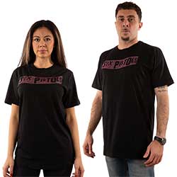 The Sex Pistols Unisex Embellished T-Shirt: Logo