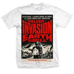 StudioCanal Unisex T-Shirt: Daleks Invasion Earth