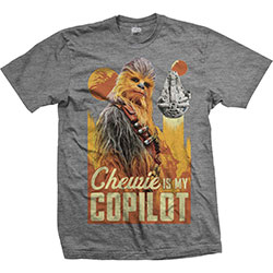 Star Wars Unisex T-Shirt: Solo Chewie Co-Pilot
