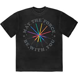 Star Wars Unisex T-Shirt: Rainbow Sabers