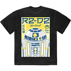 Star Wars Unisex T-Shirt: R2-D2 Japanese