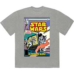 Star Wars Unisex T-Shirt: A Princess Alone Comic Cover