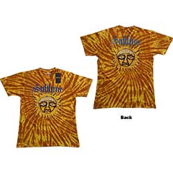 Sublime Unisex T-Shirt: Sun Face (Back Print/Dip-Dye) 