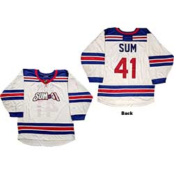 Sum 41 Unisex Hockey Jersey: Stripes (Back Print) (Ex-Tour)