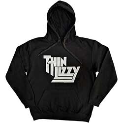 Thin Lizzy Unisex Pullover Hoodie: Stacked Logo