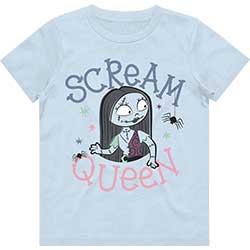 Disney Kids Girls T-Shirt: The Nightmare Before Christmas Scream Queen
