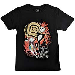 Disney Unisex T-Shirt: The Nightmare Before Christmas Ghosts (Embellished)