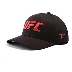 Tokyo Time Unisex Snapback Cap: UFC Red Logo  