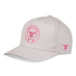 Tokyo Time Unisex Baseball Cap: TT Core Pink Logo