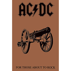 AC/DC Textile Poster: For Those About To Rock