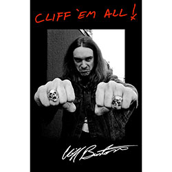 Metallica Textile Poster: Cliff 'Em All
