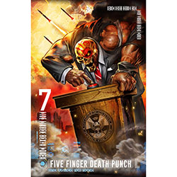 Five Finger Death Punch Textile Poster: And Justice For None