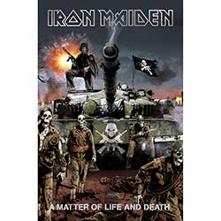 Iron Maiden Textile Poster: A Matter Of Life And Death