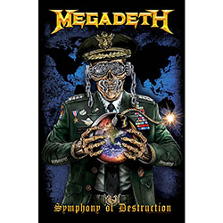 Megadeth Textile Poster: Symphony of Destruction