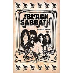 Black Sabbath Textile Poster: World Tour 1978