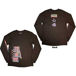 Travis Scott Unisex Long Sleeve T-Shirt: Summer Run 2023 Dublin (Back Print & Ex-Tour)