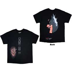 Travis Scott Unisex T-Shirt: Summer Run 2023 London (Back Print & Ex-Tour)