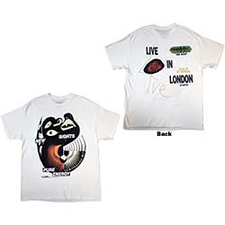 Travis Scott Unisex T-Shirt: Summer Run 2023 London (Back Print & Ex-Tour)
