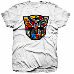 Hasbro Unisex T-Shirt: Transformers Autobot Shield Montage (Small)