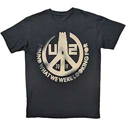 U2 Unisex T-Shirt: Found What We Were Looking For 2011 (Ex-Tour) (Medium)