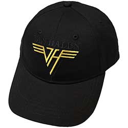 Van Halen Unisex Baseball Cap: Text & Yellow Logo  