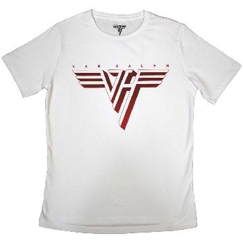 Van Halen Ladies T-Shirt: Classic Red Logo