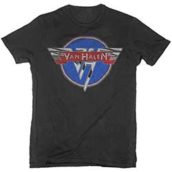 Van Halen Unisex T-Shirt: Chrome Logo