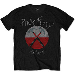 Pink Floyd Unisex T-Shirt: The Wall Hammers Logo