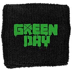 Green Day Fabric Wristband: Logo (Loose)