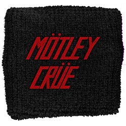 Motley Crue Embroidered Wristband: Logo (Loose)