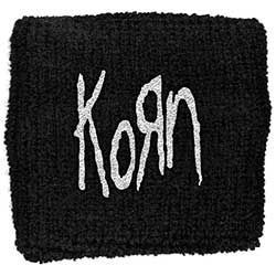 Korn Embroidered Wristband: Logo