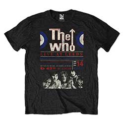 The Who Unisex T-Shirt: Live At Leeds '70 (Eco-Friendly)