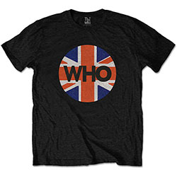 The Who Unisex T-Shirt: Union Jack Circle