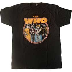 The Who Unisex T-Shirt: Band Circle