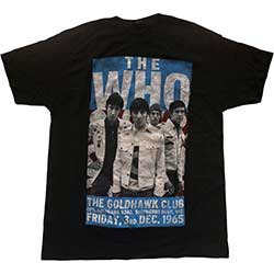 The Who Unisex T-Shirt: The Goldhawk Club 1965