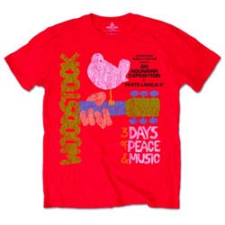 Woodstock Unisex T-Shirt: Classic Vintage Poster