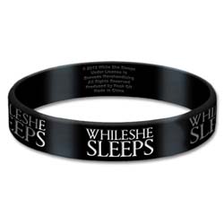 While She Sleeps Gummy Wristband: Logo
