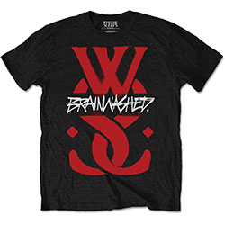 While She Sleeps Unisex T-Shirt: Brainwashed Logo (Small)