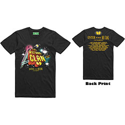 Wu-Tang Clan Unisex T-Shirt: Gods of Rap Tour 2019 (Back Print/Ex Tour)