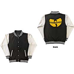 Wu-Tang Clan Unisex Varsity Jacket: Logo (Back Print)