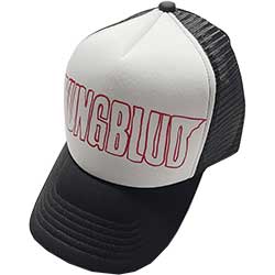 Yungblud Unisex Mesh Back Cap: Red Logo Outline