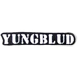 Yungblud Standard Woven Patch: Stencil Logo