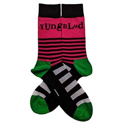 Yungblud Unisex Ankle Socks: Logo & Stripes (UK Size 7 - 11)