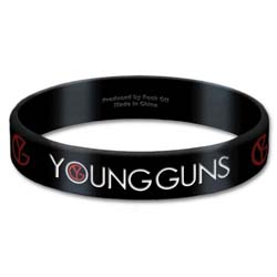 Young Guns Gummy Wristband: Logo