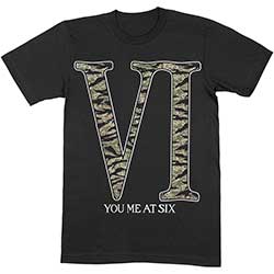 You Me At Six Unisex T-Shirt: Camo VI