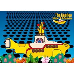 The Beatles Postcard: Yellow Submarine Sea Of Holes (Standard)